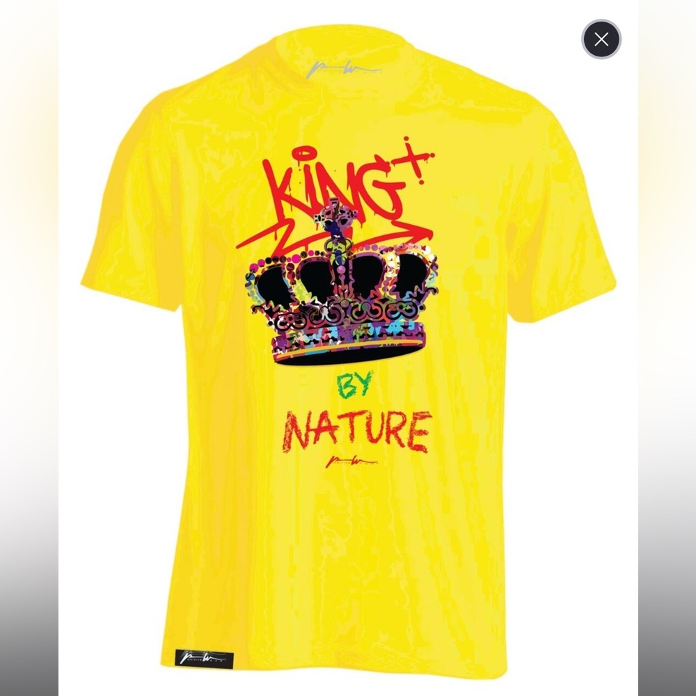 Positive Wear Mens Yellow T-Shirt Designer